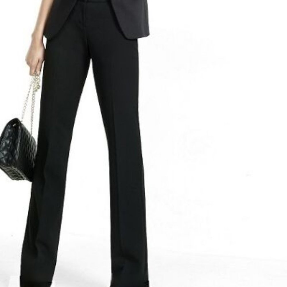 Express Low Rise Editor Pants W/ Cuff Bottom - image 5